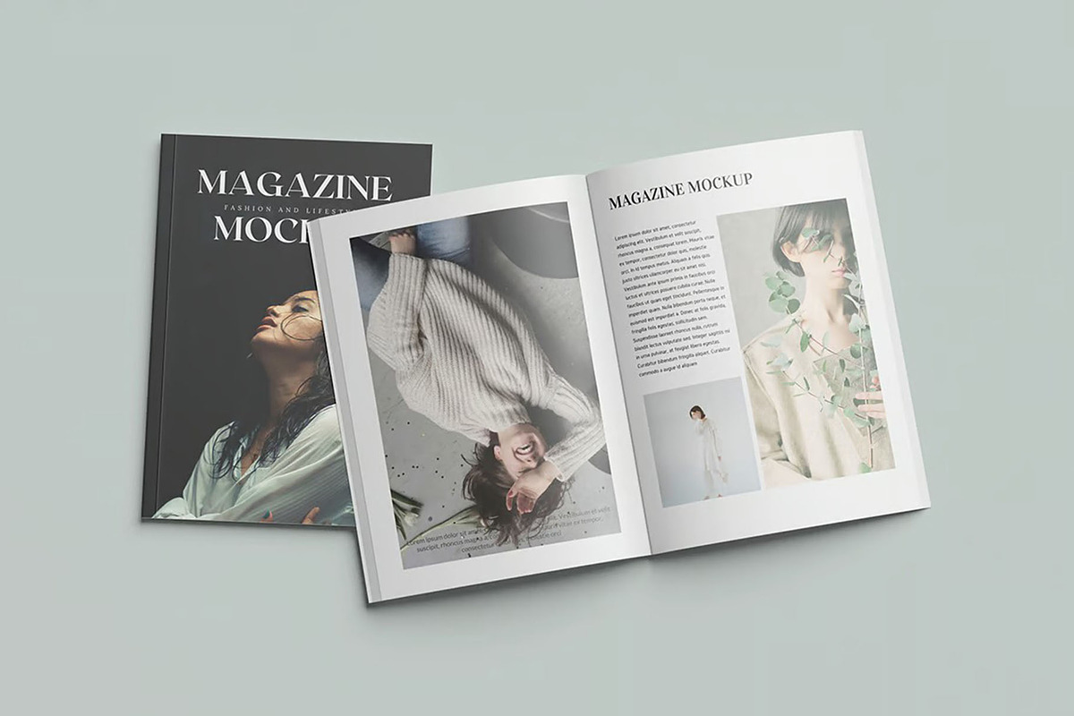 A4 Magazine Mockup, an Advertising Mockup by Hubzway (Photo 8 of 10)