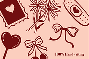 Sweet Romantic Handdrawn Pack, a Decorative Illustration by HunEyy (Thumbnail 3 of 7)