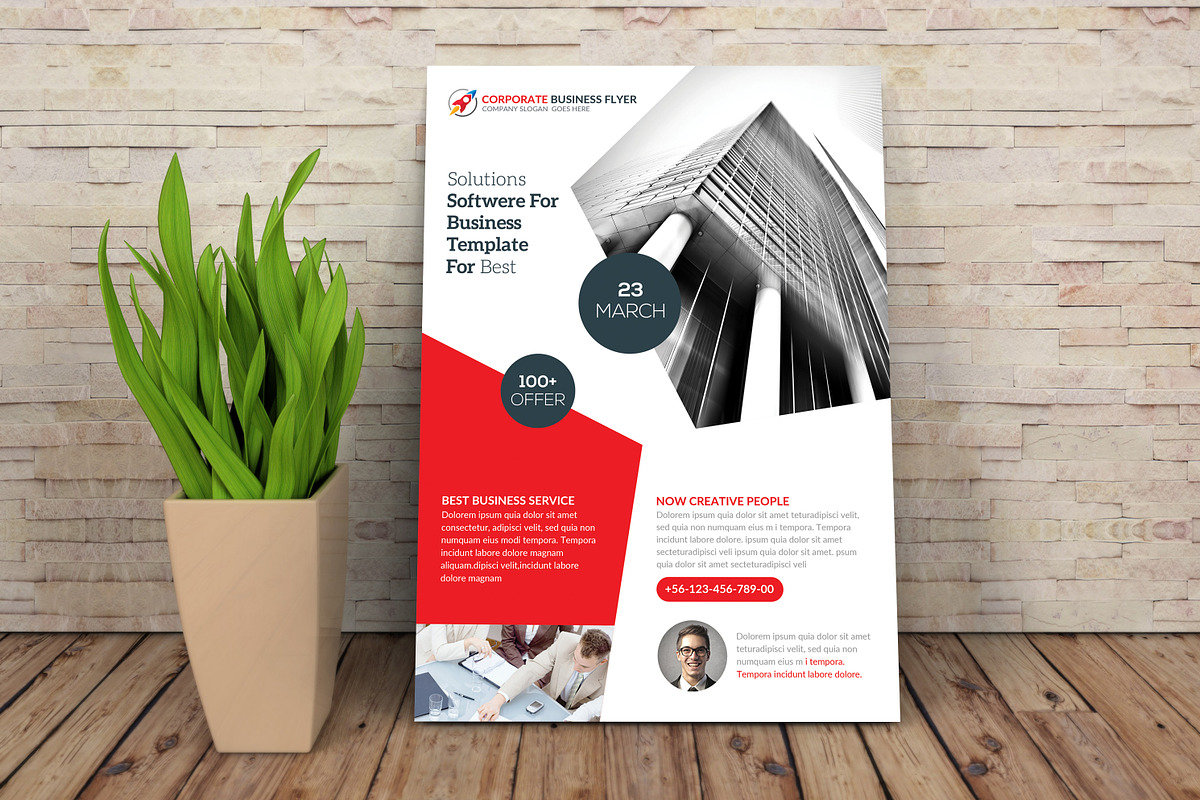 Business Corporate Flyer, a Flyer Template by Graphic Templates (Photo 4 of 4)
