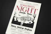 Halloween Karaoke Party Flyer, a Flyer Template by megarez (Thumbnail 3 of 3)