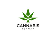 Cannabis Leave Icon Logo, a Branding & Logo Template by Buqancreative (Thumbnail 1 of 4)