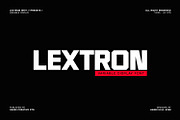 LEXTRON – Modern Geometric Display, a Sans Serif Font by Hasbi Creative (Thumbnail 1 of 10)