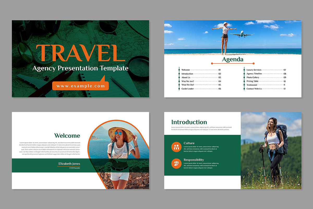 Travel Agency Presentation PPT, a Presentation Template by Mighty-Slide (Photo 2 of 6)
