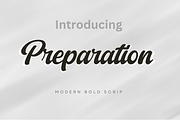 Preparation Modern Bold Script, a Script Font by Aditastudios (Thumbnail 1 of 7)