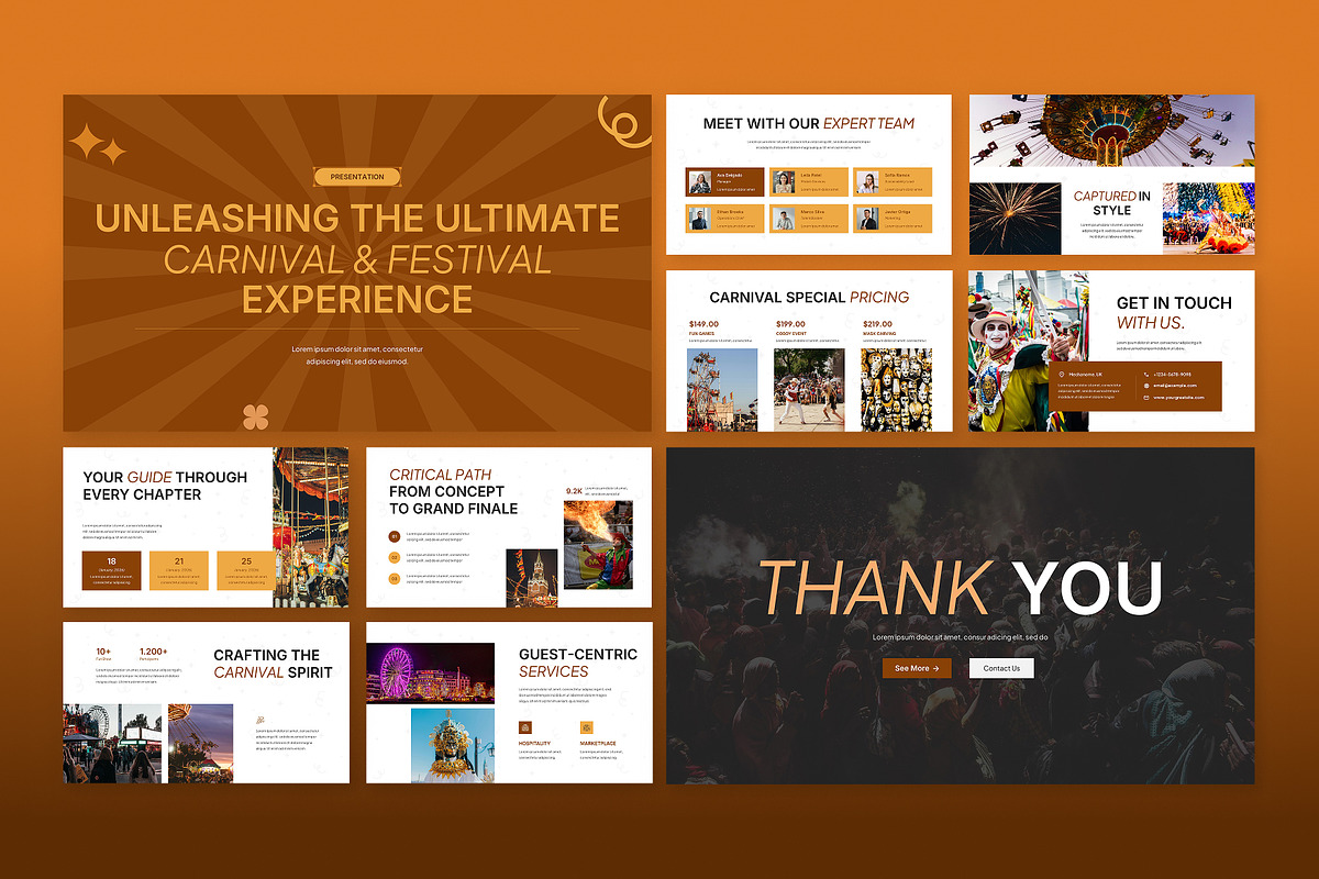 Carnival and Festival PowerPoint, a Presentation Template by Antstheme (Photo 4 of 4)