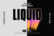 Liquid Text Effect Blurry Style, a Layer Style Add-On by Mockmenot (Thumbnail 2 of 2)