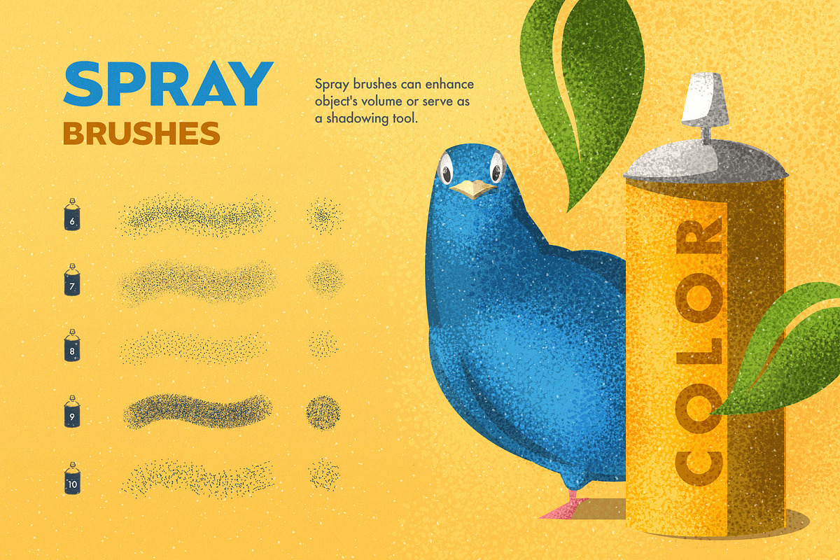 Artista Brushes for Illustrator, a Brush Add-On by pixelbuddha.net (Photo 8 of 9)