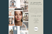 Beauty Social media post templates, a Social Media Template by Cute Little Workshop (Thumbnail 2 of 5)