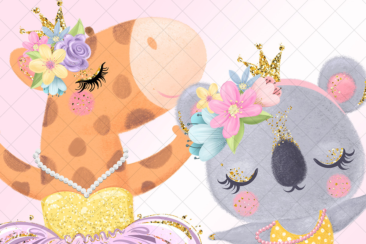 My Cute Ballerina Clipart, a Decorative Illustration by Masha  Studio (Photo 6 of 11)