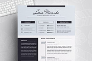 Resume Template, a Resume Template by ResumeInventor (Thumbnail 1 of 6)