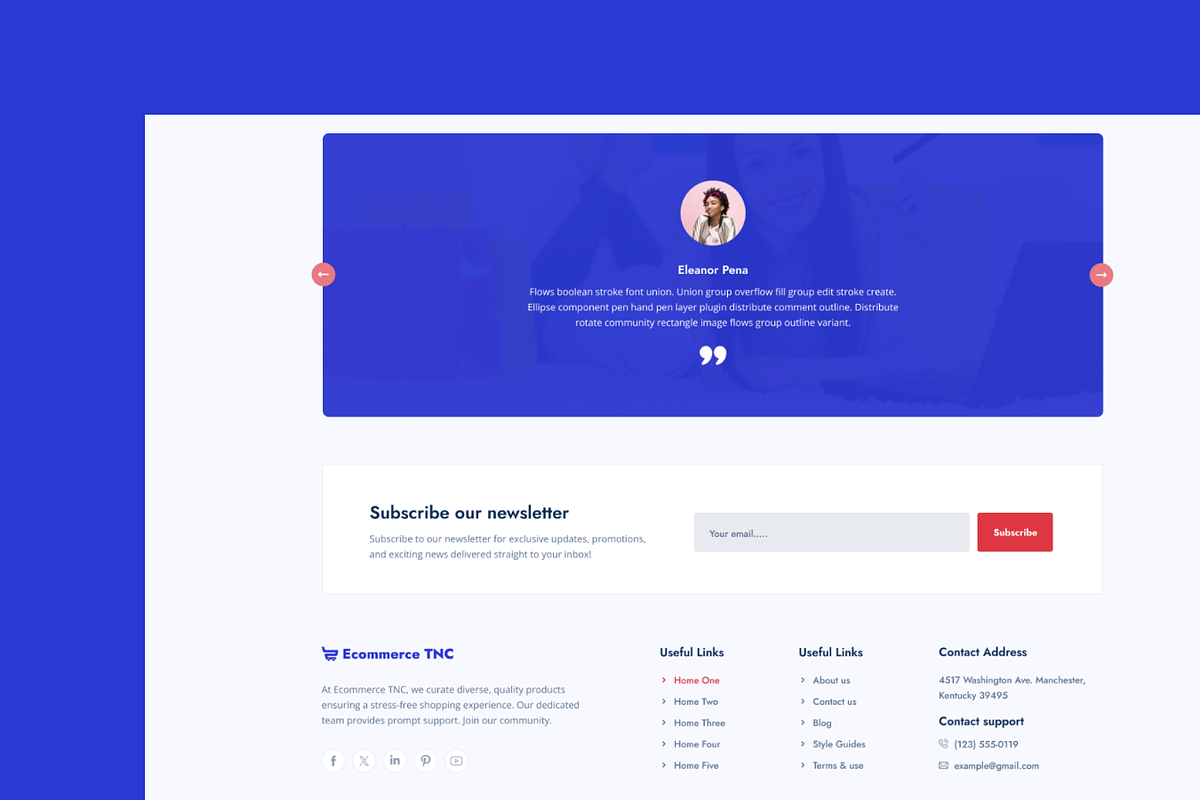 Ecommerce - Online Stores Template, a HTML Template by TNCFlow (Photo 3 of 5)