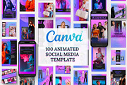 Mega Instagram & Pinterest Bundle, a Social Media Template by TheBrightGrap (Thumbnail 10 of 12)