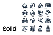 Kuwait Vector Icon Set, an Icon by Eklip Studio (Thumbnail 4 of 4)