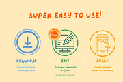 Tiny Tots Branding Starter Kit, a Branding & Logo Template by Hell Yeah Designs (Thumbnail 7 of 19)