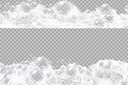 Realistic white soap foam borders, a Decorative Illustration by Yayasya (Thumbnail 3 of 3)