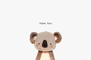 Cute Animals Portraits, a Decorative Illustration by MilaCreator (Thumbnail 7 of 7)