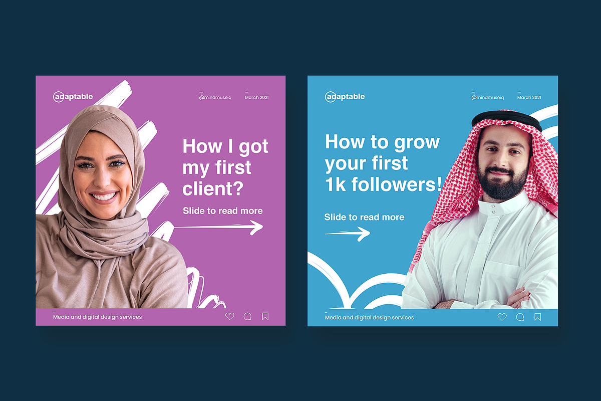 Adaptable- Social media Pack, a Social Media Template by MindMuse (Photo 6 of 22)