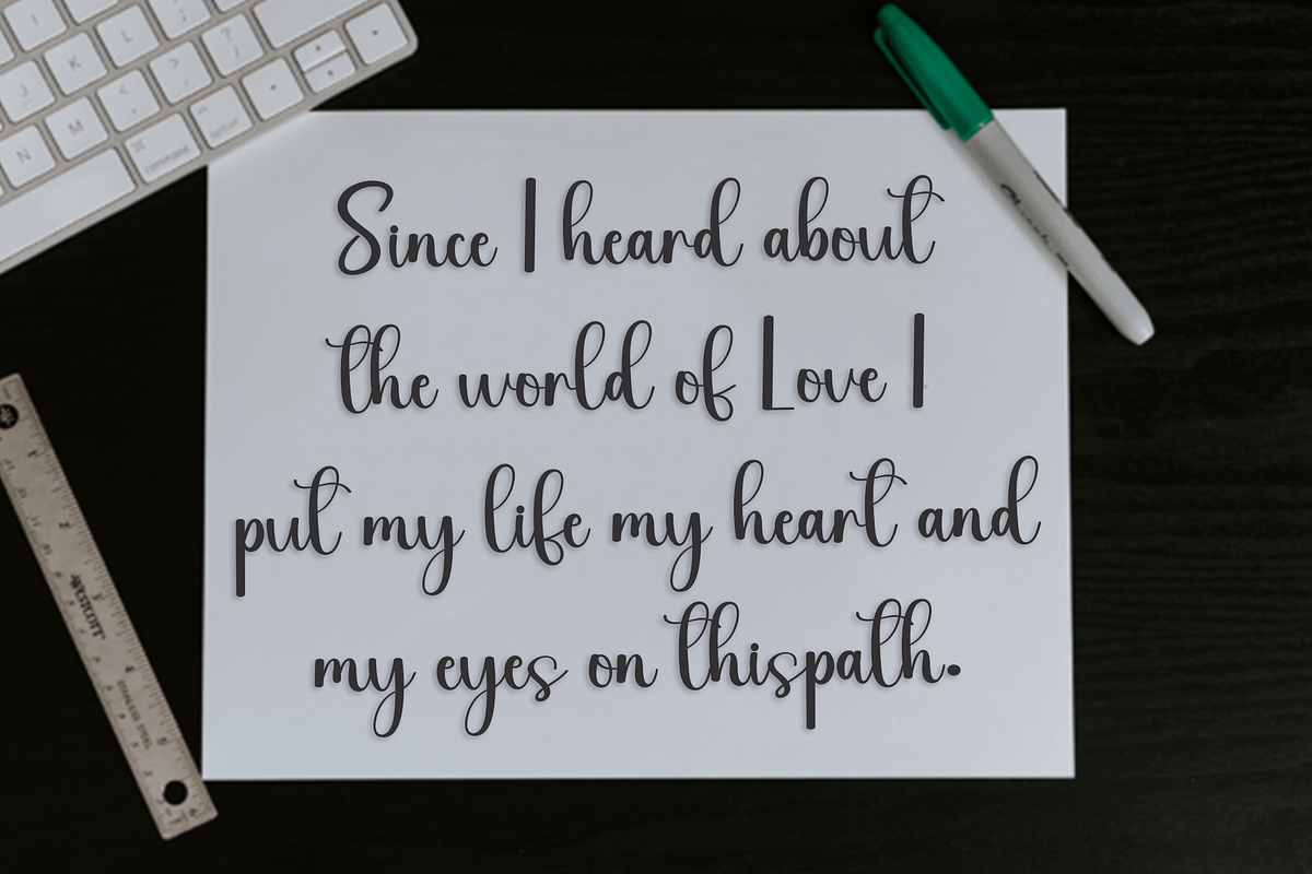 Happy Sunrise, a Handwritten Font by InermediaSTUDIO (Photo 4 of 8)