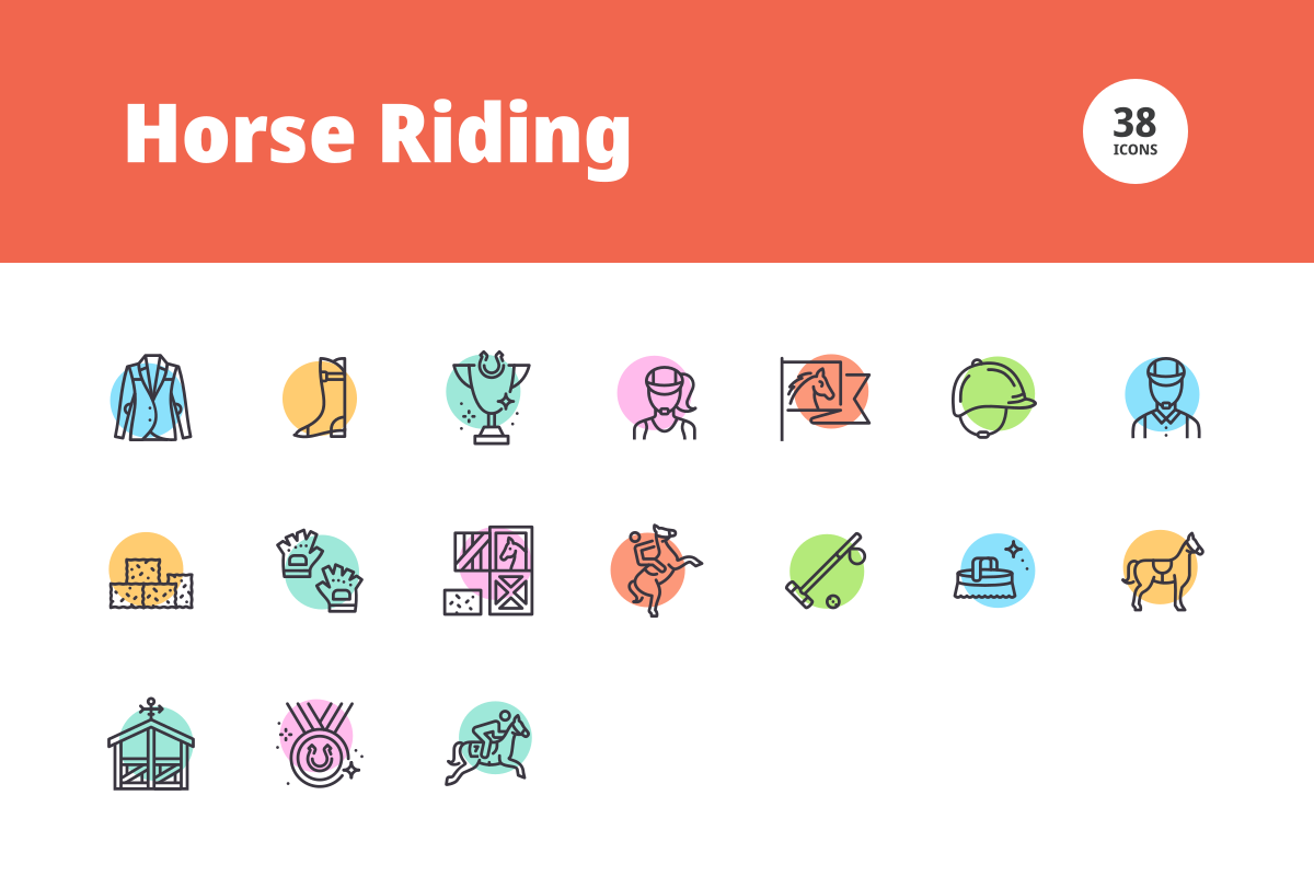 Horse Riding Icons, an Icon by Amogh Design (Photo 3 of 3)