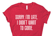 Sorry Im Late I Didnt Want To PNG, an Object Illustration by Star Graphic Design (Thumbnail 5 of 5)