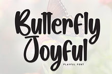 Butterfly Joyful | Script Font