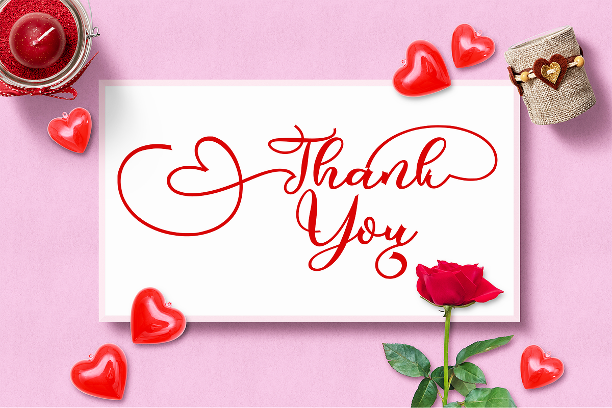 Valentine Silhouette, a Script Font by Aldedesign (Photo 11 of 11)