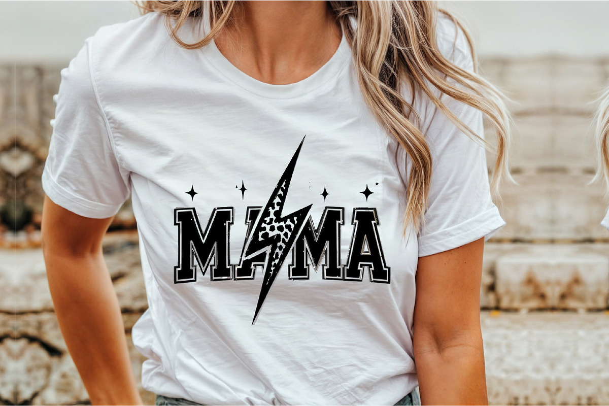 Mama Lightning Bolt, Mother's Day SV, an Illustration by Sublimation Artist (Photo 6 of 9)