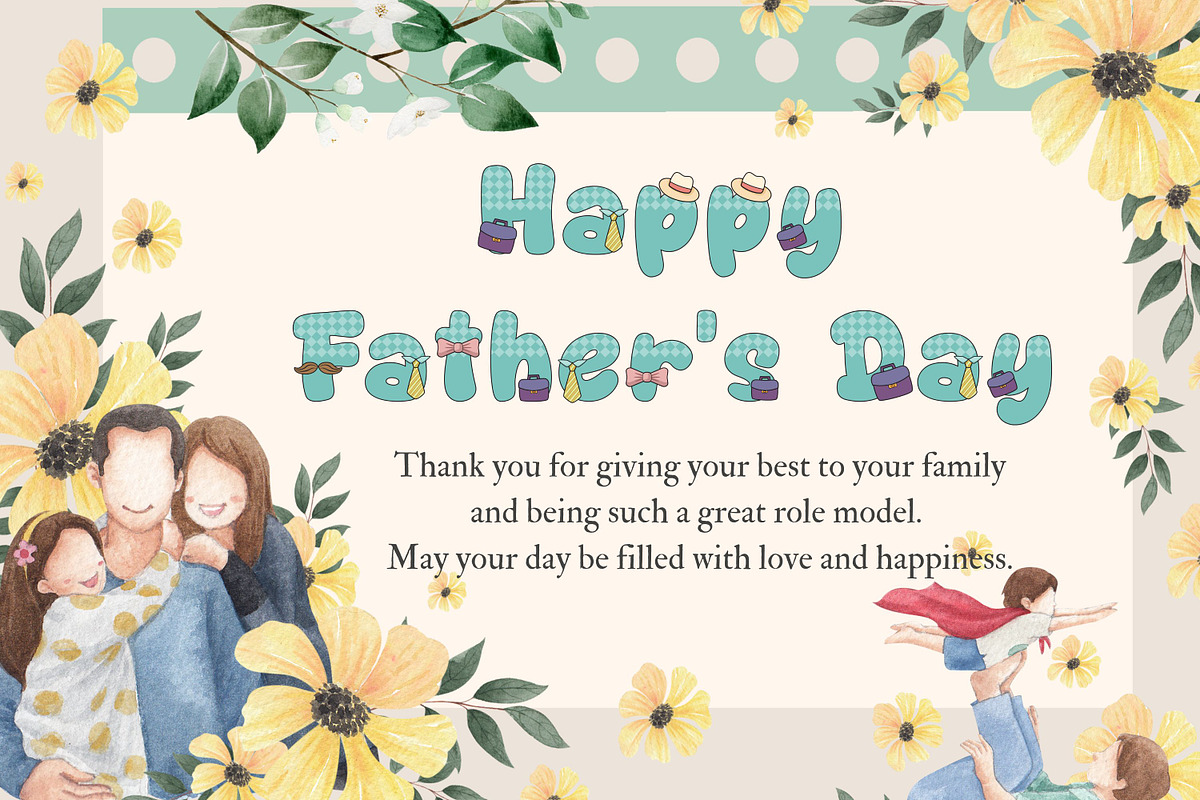 Papa Papa Font, a Sans Serif Font by Adalin Shop (Photo 4 of 4)