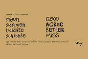 Mix Accomplice - A Ransom Note Duo, a Handwritten Font by Mix Fonts (Thumbnail 6 of 13)