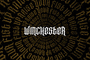 SOUTHSIDE | EXTRA BONUS, a Blackletter Font by Muntab_Art (Thumbnail 4 of 10)