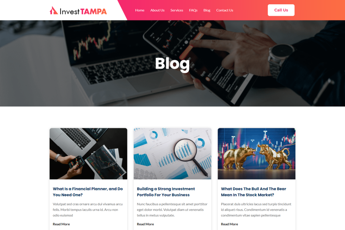 InvestTampa - Business Elementor Kit, a WordPress Template by Techeshta Solutions (Photo 6 of 6)