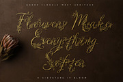 MiRohlWay - Floral Elegant Script, a Script Font by HypeWorksCo (Thumbnail 11 of 20)