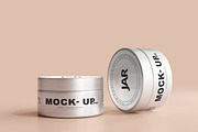 Aluminum Cosmetic Jar Mockups, a Cups & Container Mockup by pmvch (Thumbnail 6 of 21)