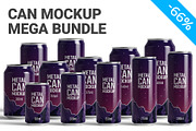 Metal Can Mockup MEGA BUNDLE, a Packaging Mockup by AY Mock-Ups (Thumbnail 1 of 31)