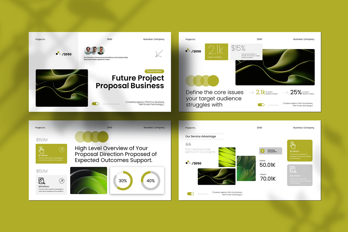 Future Project Proposal Business, a Presentation Template by Soraclod (Photo 3 of 9)