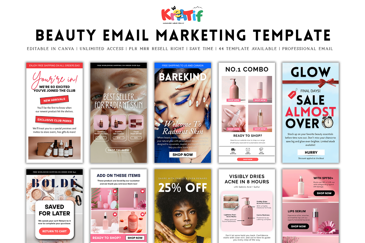 Beauty Brand Email Marketing