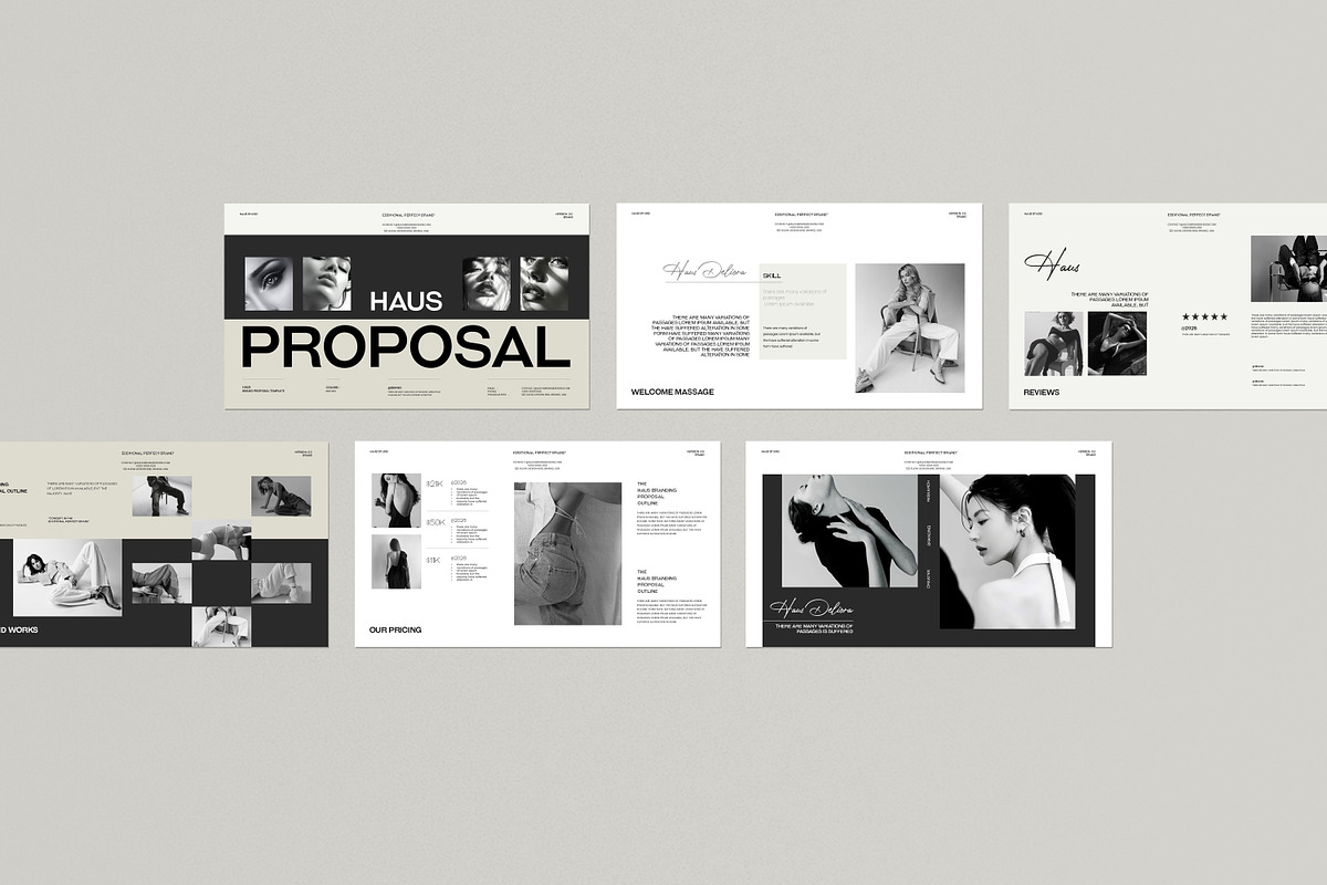 HAUS | Brand Proposal Presentation, a Presentation Template by Slide-Agency (Photo 11 of 11)