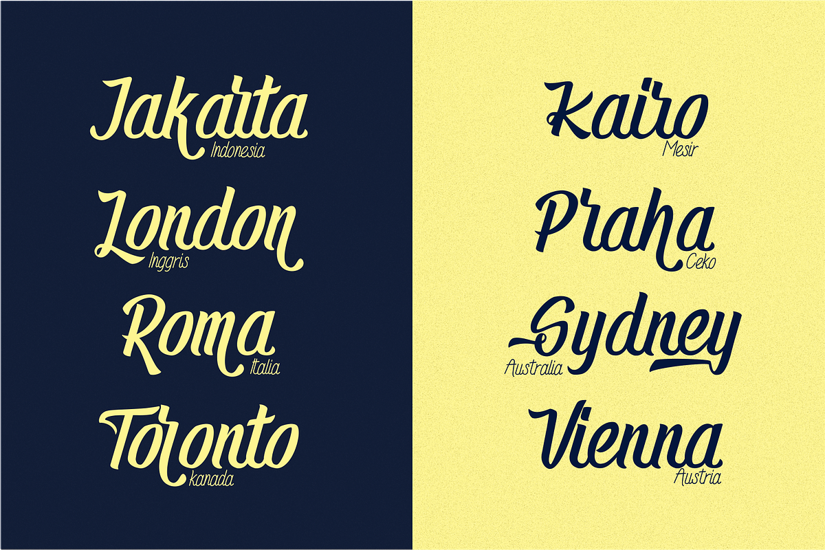 Randusary Font Pack 3 Font preview 8