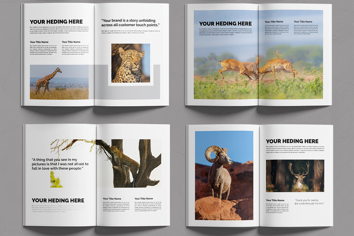 Photography Portfolio Design, a Brochure Template by MightyDesign (Photo 3 of 6)