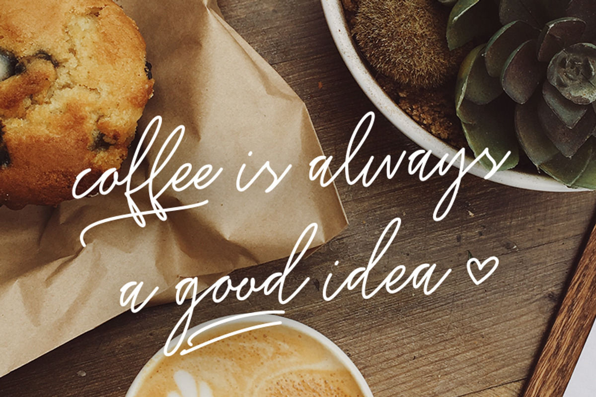 Saffron Handwritten Font preview 5