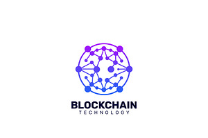 Modern Blockchain Technology Logo, a Branding & Logo Template by HueNestify