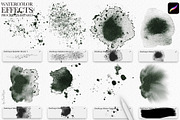 Watercolor Effects Procreate Brushes, a Brush Add-On by owlasya (Thumbnail 3 of 7)