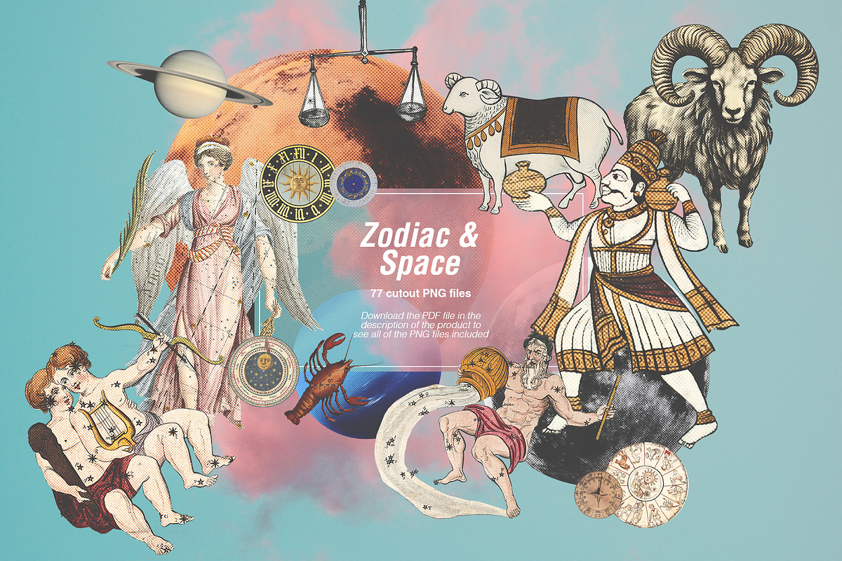 Collage Creator - 1400+ Cutouts, an Object Graphic by Graphicdome (Photo 28 of 47)