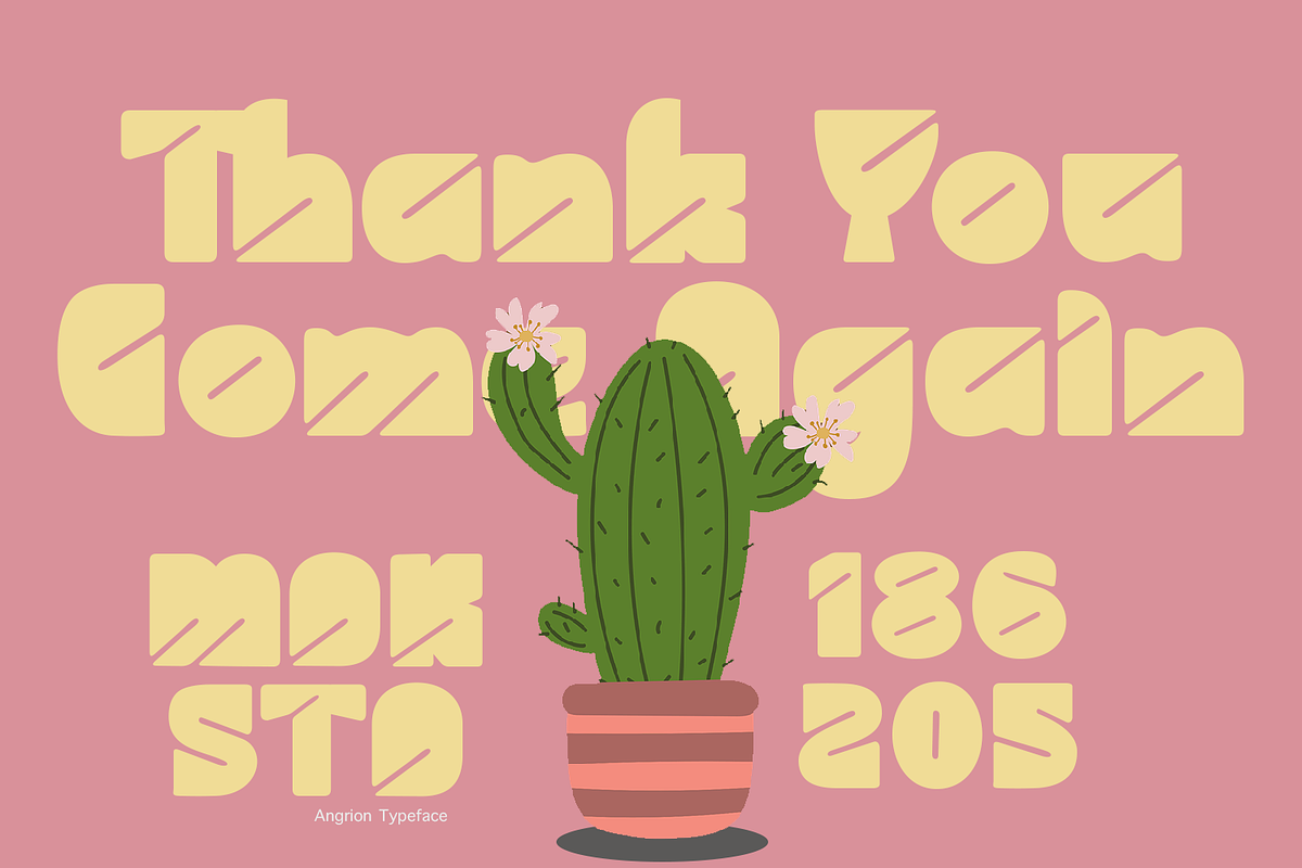 Angrion Overtype, a Symbol Font by madeDeduk (Photo 8 of 8)
