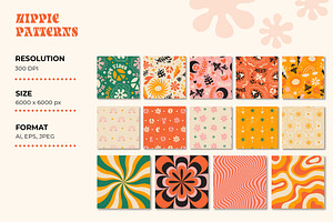 Hippie Patterns Collection