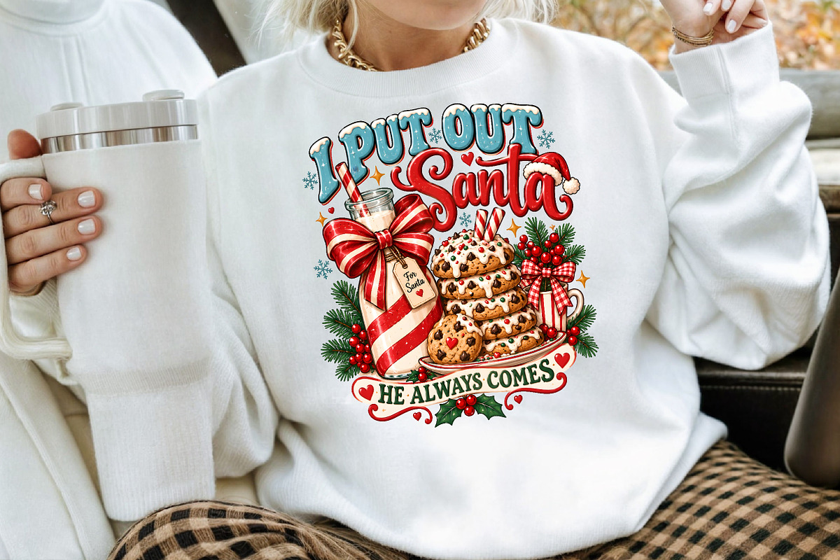 I Put Out For Santa Christmas PNG, a Seasonal Illustration by Creative Art (Photo 3 of 3)
