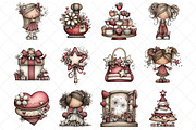 Whimsical New Year Clipart, an Illustration by SinaCreation (Thumbnail 2 of 6)