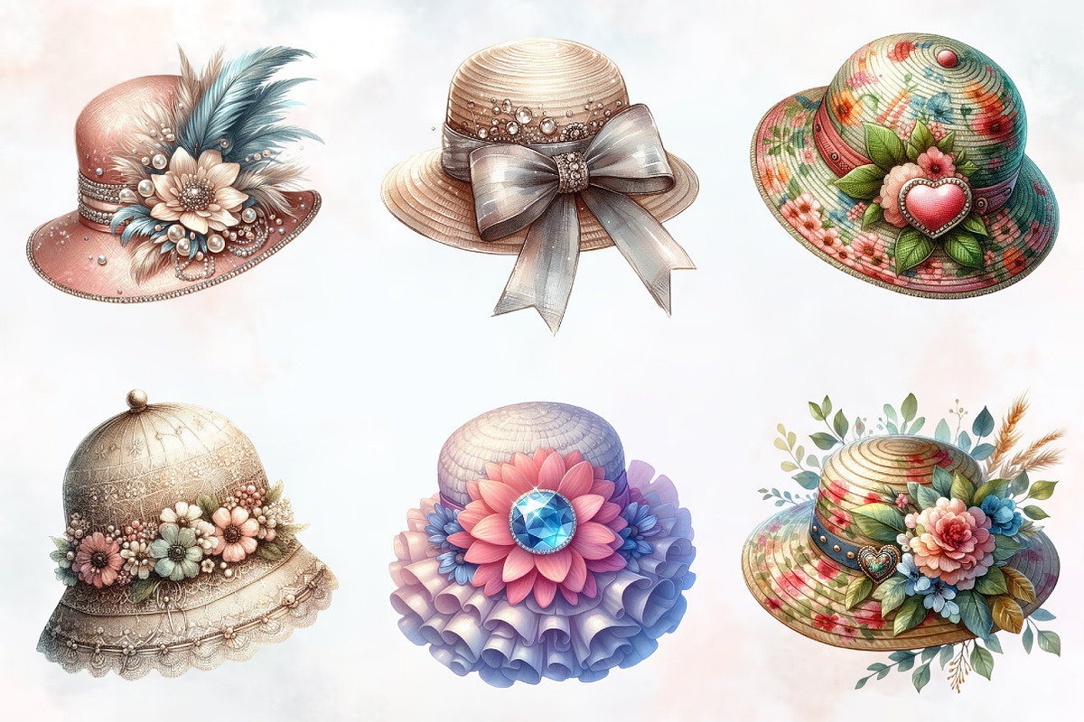Mothers day hat Clipart, an Illustration by RobertsArt (Photo 5 of 7)