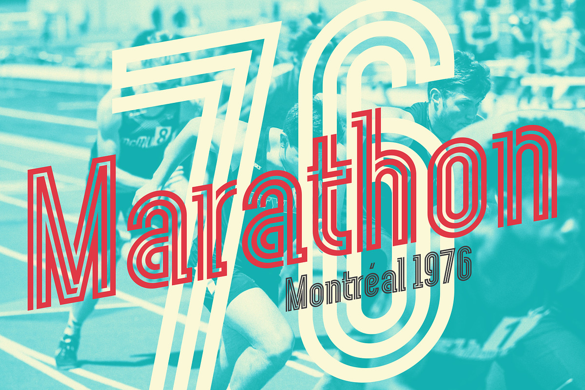 Chokana - new retro font, a Sans Serif Font by NREY (Photo 5 of 8)