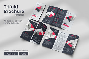 All Purpose Trifold Brochure 09, a Brochure Template by WheelieMonkey